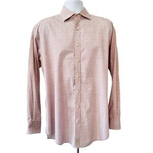 Tailorbyrd Shirt Mens Size 2XL Multi Color Button Up Long Sleeve Flip Cuff